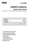 PYLE Audio PLCD69MP3 Owner`s manual