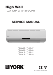 York TLHA18-30OSAAAD Service manual