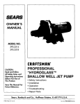Sears 390.2518 Owner`s manual