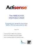 The NMEA 0183 Information sheet