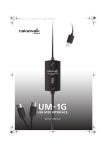 Roland UM-1G Owner`s manual