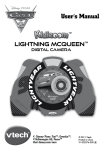 VTech Lightning McQueen Learn & Go User`s manual