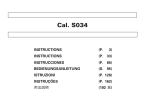 Seiko S034 Specifications