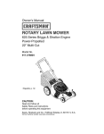 Craftsman 917.376804 Owner`s manual