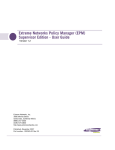 Extreme Networks Policy Manager User guide