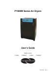 Puregas P1500W Series User`s guide