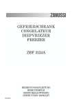 Zanussi ZBF3124A Specifications