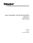Maxtor DiamondMax16 160 Product manual