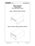 Vanner SPC0184 Owner`s manual