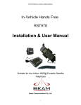 Beam RST978 User manual