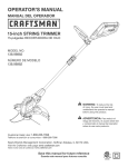Craftsman 71 Operator`s manual