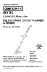 Craftsman 320.74906 Operator`s manual