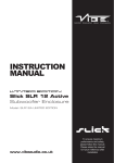 Vibe Monobox III Instruction manual