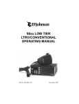 98xx LOW TIER LTR®/CONVENTIONAL OPERATING MANUAL