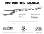 Marantec M-4700 Instruction manual