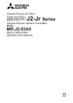 Mitsubishi Melservo-J2-JR SERIES Instruction manual