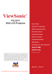 ViewSonic PJL3211 User guide