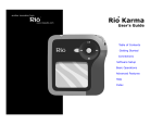 Rio Karma MP3 User`s guide