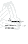 Samlexpower PST-15S-12E Owner`s manual
