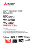 Mitsubishi WD-57831 Specifications