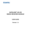 Satel SATELLINE-M3-R3 User guide
