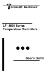 Wavelength Electronics LFI-3500 Series User`s guide