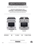American Range ARROB-436GR Specifications