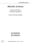 Mitsubishi Electric Q172HCPU Instruction manual