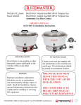 RiceMaster RM-55N Owner`s manual