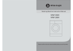 White Knight WM126M Instruction manual