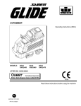 Windsor Saber Glide 10052450 Operating instructions