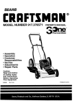 Craftsman 917.378571 Owner`s manual