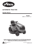Ariens A19A42 Specifications