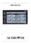 Audiovox NAV101 - NAV 101 - Navigation System Owner`s manual