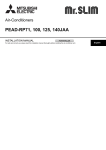 Mitsubishi PEAD-RP125 Installation manual