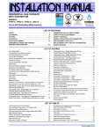 York CP9C*C Installation manual