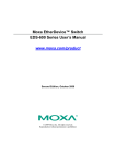 Moxa Technologies EDS-600 Series User`s manual
