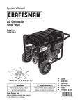 Craftsman 580.675610 Operator`s manual