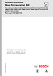 Bosch 2400E NG Installation manual