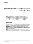 Christie J series 2.0kW Specifications