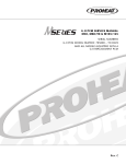Proheat M80 Service manual