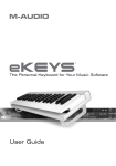 M-Audio eKeys User guide