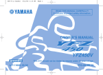 Yamaha YFZ450V Owner`s manual