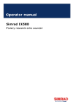 Simrad Axis 200 Service manual