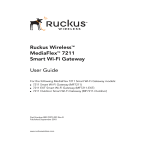 Ruckus Wireless MF7211-Outdoor User guide
