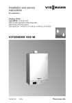 Viessmann Vitodens 100-W Operating instructions