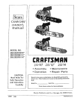 Craftsman 358.352060 Owner`s manual