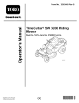 EMAK RIDING MOWER Specifications