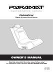 Pyramat PM440-W Owner`s manual