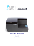 memjetr SFP Mac OS X User guide